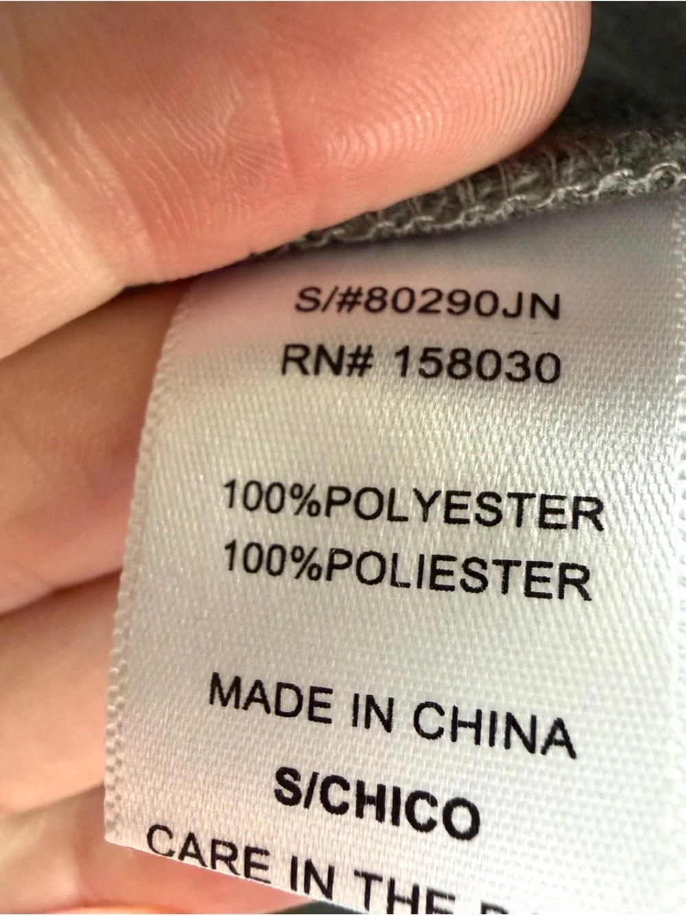 Love Tree Gray Chic and Style Crewneck Sweater - Picture 7 of 7